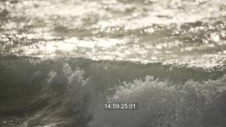 Link to Video | sea spray, sea, wind wave, North Sea, Full High Definition, color, storm