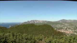 Link to Video | landscape, Southern France, summer, France, sea, Route des Crêtes, color, 4K resolution, Calanques National Park, tourism region, Europe, Mediterranean Sea, day, Mediterranean Basin