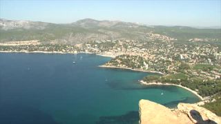 Link to Video | landscape, Southern France, summer, France, sea, Route des Crêtes, color, 4K resolution, Calanques National Park, tourism region, Europe, Mediterranean Sea, day, Mediterranean Basin