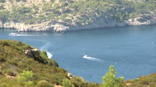 Link to Video | landscape, Southern France, summer, France, Route des Crêtes, color, 4K resolution, Calanques National Park, tourism region, Europe, Mediterranean Sea, day, Mediterranean Basin