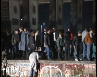 Link to Video | November, autumn, historical event, German Democratic Republic, Eastern Bloc, color, standard-definition television, Revolutions of 1989, Peaceful Revolution, Berlin Wall, West Berlin, East Berlin, Die Wende and Peaceful Revolution, fall of the Berlin Wall, West Germany, Cold War, eastern Germany