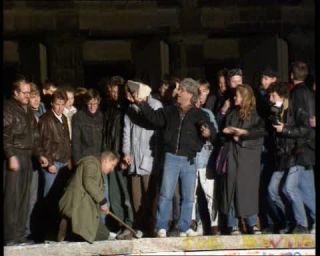 Link to Video | November, autumn, historical event, German Democratic Republic, Eastern Bloc, color, standard-definition television, Revolutions of 1989, Peaceful Revolution, Berlin Wall, West Berlin, East Berlin, Die Wende and Peaceful Revolution, fall of the Berlin Wall, West Germany, Cold War, eastern Germany