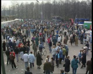 Link to Video | November, autumn, historical event, German Democratic Republic, Eastern Bloc, color, standard-definition television, Revolutions of 1989, Peaceful Revolution, Berlin Wall, West Berlin, East Berlin, Die Wende and Peaceful Revolution, fall of the Berlin Wall, West Germany, Cold War, eastern Germany