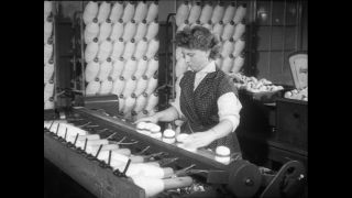 Link zum Video | Baumwollspinnerei, Wolle, Paul Lieberenz, Kulmbach, Deutschland, Spinnerei, Angora, Angorakaninchen, Garnindustrie, Textilindustrie, 20. Jahrhundert, Fabrik