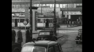 Link to Video | big city, Germany, urban and regional transportation, Berlin, black and white, Berliner Verkehrsbetriebe