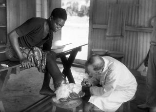 Link zum Foto | Kamerun, Paul Lieberenz, Afrika, Schwarzweißfotografie, Kamerun, Kolonisation, Schwarzweiß