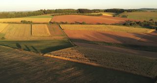 Link to Video | landscape, Saarland, autumn, rural area, Germany, aerial shot, upland