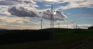 Link zum Video | Landschaft, Saarland, erneuerbare Energie, Herbst, Deutschland, Windenergieanlage, Agrarland, Windenergie, Windkraftanlage, Windenergie, Marpingen