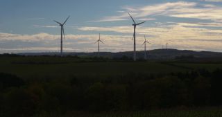 Link to Video | landscape, Saarland, renewable energy, autumn, Germany, wind turbine generator system, agricultural land, wind power, wind turbine, wind energy, Marpingen