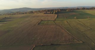Link to Video | landscape, Saarland, autumn, rural area, Germany, aerial shot, upland