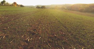 Link to Video | landscape, Saarland, autumn, rural area, Germany, aerial shot, upland