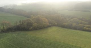 Link to Video | landscape, Saarland, autumn, rural area, Germany, aerial shot, upland