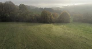 Link to Video | landscape, Saarland, autumn, rural area, Germany, aerial shot, upland