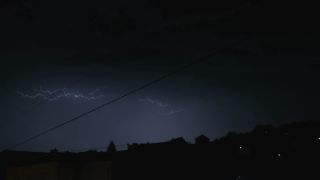 Link to Video | Saarland, lightning strike, Germany, darkness, 4K resolution, thunderstorm, lightning, night, Marpingen