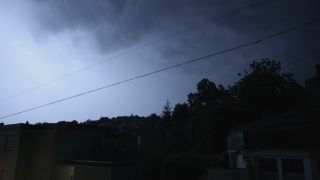 Link to Video | Saarland, lightning strike, Germany, darkness, 4K resolution, thunderstorm, lightning, night, Marpingen