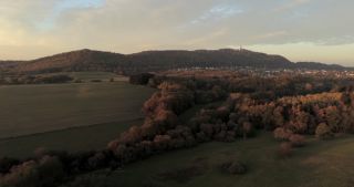 Link to Video | landscape, Saarland, autumn, rural area, Germany, aerial shot, upland