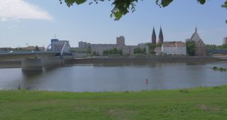Link to Video | Brandenburg, summer, Germany, 4K resolution, 2017, Poland, Frankfurt (Oder), Oder