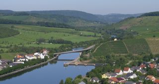 Link to Video | landscape, 2017, Rhineland-Palatinate, summer, Saar, Germany, Saar-Hunsrück Nature Park, vineyard, wine, Riesling, Saarburg, Trier-Saarburg
