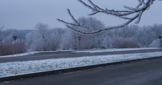 Link zum Video | Landschaft, Rheinland-Pfalz, Winter, Deutschland, Straße, Verkehrsmittel, 2021, Schnee