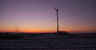 Link to Video | landscape, Saarland, renewable energy, winter, Germany, power cable, 4K resolution, wind turbine generator system, wind power, 2021, wind turbine, wind energy, electricity pylon type, Neunkirchen, transmission tower