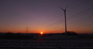 Link to Video | landscape, Saarland, renewable energy, winter, Germany, power cable, 4K resolution, wind turbine generator system, wind power, 2021, wind turbine, wind energy, electricity pylon type, Neunkirchen, transmission tower