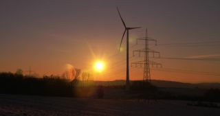 Link to Video | landscape, Saarland, renewable energy, winter, Germany, power cable, 4K resolution, wind turbine generator system, wind power, 2021, wind turbine, wind energy, electricity pylon type, Neunkirchen, transmission tower