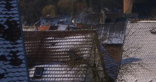 Link zum Video | Landschaft, Saarland, Winter, Deutschland, 2021, Ottweiler, Altstadt, Schnee