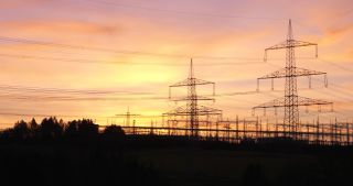 Link to Video | landscape, Saarland, winter, Germany, power cable, 4K resolution, 2021, electricity pylon type, Neunkirchen, transmission tower