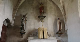 Link to Video | Lorraine, summer, France, stained glass, church building, statue, Grand Est, departmental council of Meuse, 4K resolution, 2019, Hattonchâtel, saint