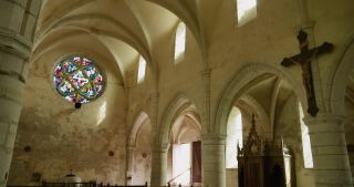 Link to Video | Lorraine, summer, France, stained glass, church building, statue, Grand Est, departmental council of Meuse, 4K resolution, 2019, Hattonchâtel, saint