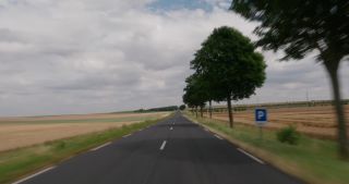 Link to Video | Marne, summer, Champagne-Ardenne, France, rural area, Grand Est, field, 4K resolution, Champagne crayeuse, 2019, point-of-view shot, highway, agricultural land