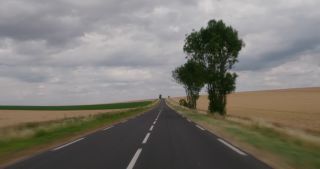 Link to Video | Marne, summer, Champagne-Ardenne, France, rural area, Grand Est, field, 4K resolution, Champagne crayeuse, 2019, point-of-view shot, highway, agricultural land