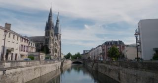 Link to Video | Marne, summer, Champagne-Ardenne, France, Timber Framed Building In The South West Corner Of The Churchyard Of Church Of St Mary, Grand Est, 4K resolution, 2019, Châlons-en-Champagne
