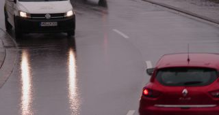 Link to Video | Saarland, Germany, vehicle, Marpingen, street, rain