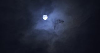 Link to Video | full moon, Saarland, Germany, phase of the moon, Moon, night, Marpingen