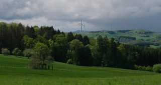 Link to Video | landscape, 2021, Saarland, renewable energy, spring, rural area, Germany, 4K resolution, wind turbine generator system, wind power, 2021, wind turbine, wind energy, hill, Marpingen, St. Wendel