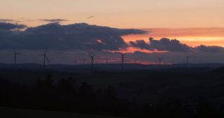 Link to Video | Saarland, renewable energy, sunset, Germany, time-lapse photography, 4K resolution, wind turbine generator system, wind power, wind turbine, wind energy, Marpingen, St. Wendel