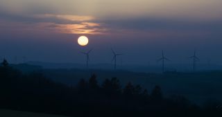 Link to Video | Saarland, renewable energy, sunset, Germany, time-lapse photography, 4K resolution, wind turbine generator system, wind power, wind turbine, wind energy, Marpingen, St. Wendel