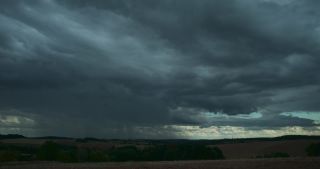 Link to Video | Saarland, rural area, Germany, time-lapse photography, 4K resolution, thunderstorm, agricultural land, hill, cloud, storm
