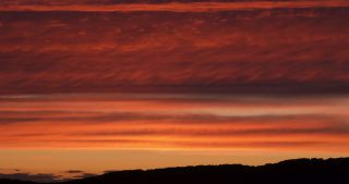 Link to Video | afterglow, Saarland, Germany, time-lapse photography, 4K resolution, cloud