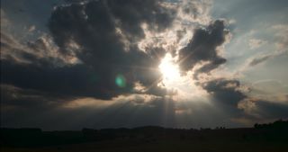 Link zum Video | Saarland, Deutschland, Zeitraffer, 4K, Wolke, Strahlenbüschel