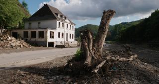 Link zum Video | Rheinland-Pfalz, Deutschland, 4K, Katastrophe, Ahrtal, 2021, September 2021, globale Erwärmung, Hochwasser
