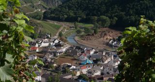 Link zum Video | Rheinland-Pfalz, Deutschland, 4K, Katastrophe, Ahrtal, 2021, September 2021, globale Erwärmung, Hochwasser