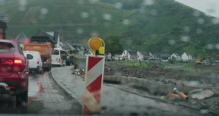 Link zum Video | Rheinland-Pfalz, Deutschland, 4K, Katastrophe, Ahrtal, 2021, September 2021, globale Erwärmung, Hochwasser
