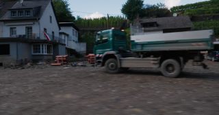 Link zum Video | Rheinland-Pfalz, Deutschland, 4K, Katastrophe, Ahrtal, 2021, September 2021, globale Erwärmung, Hochwasser