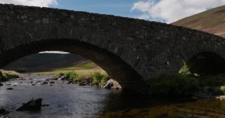 Link to Video | Scottish Highlands, landscape, Grampian Mountains, summer, United Kingdom, rural area, Aberdeenshire, Scotland, 4K resolution, Clunie Water, Calluna vulgaris, river, 2022, mountain