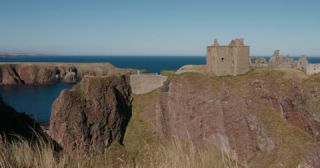 Link to Video | blue, summer, medieval architecture, United Kingdom, North Sea, Aberdeenshire, Scotland, 4K resolution, 2022, cliffed coast, Dunnottar Castle, coast
