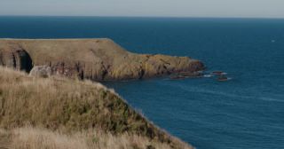 Link to Video | blue, summer, medieval architecture, United Kingdom, North Sea, Aberdeenshire, Scotland, 4K resolution, 2022, cliffed coast, Dunnottar Castle, coast