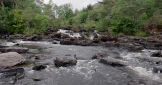 Link to Video | Killin, Scottish Highlands, landscape, summer, Falls of Dochart, United Kingdom, rural area, whitewater, Stirling, Scotland, 4K resolution, river, 2022