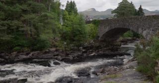 Link to Video | Killin, Scottish Highlands, landscape, summer, Falls of Dochart, United Kingdom, rural area, whitewater, Stirling, Scotland, 4K resolution, river, 2022